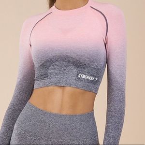 Gymshark ombré seamless crop